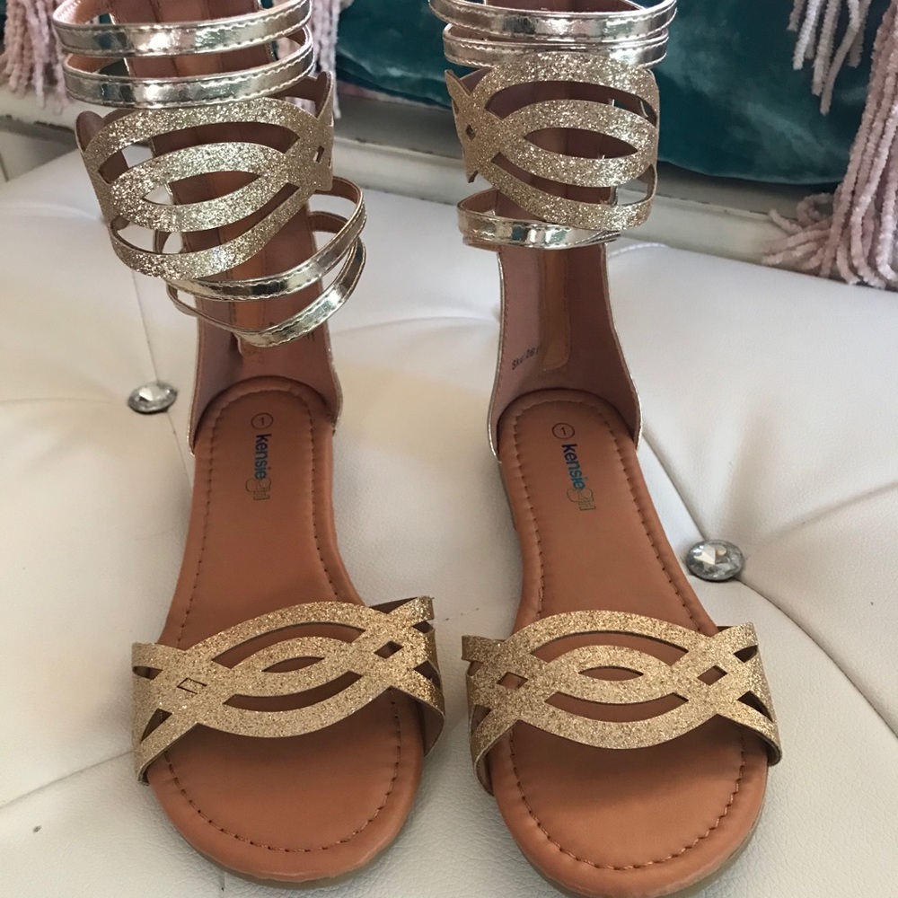 Little girls gladiator sandals